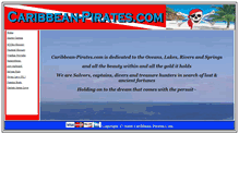 Tablet Screenshot of caribbean-pirates.com